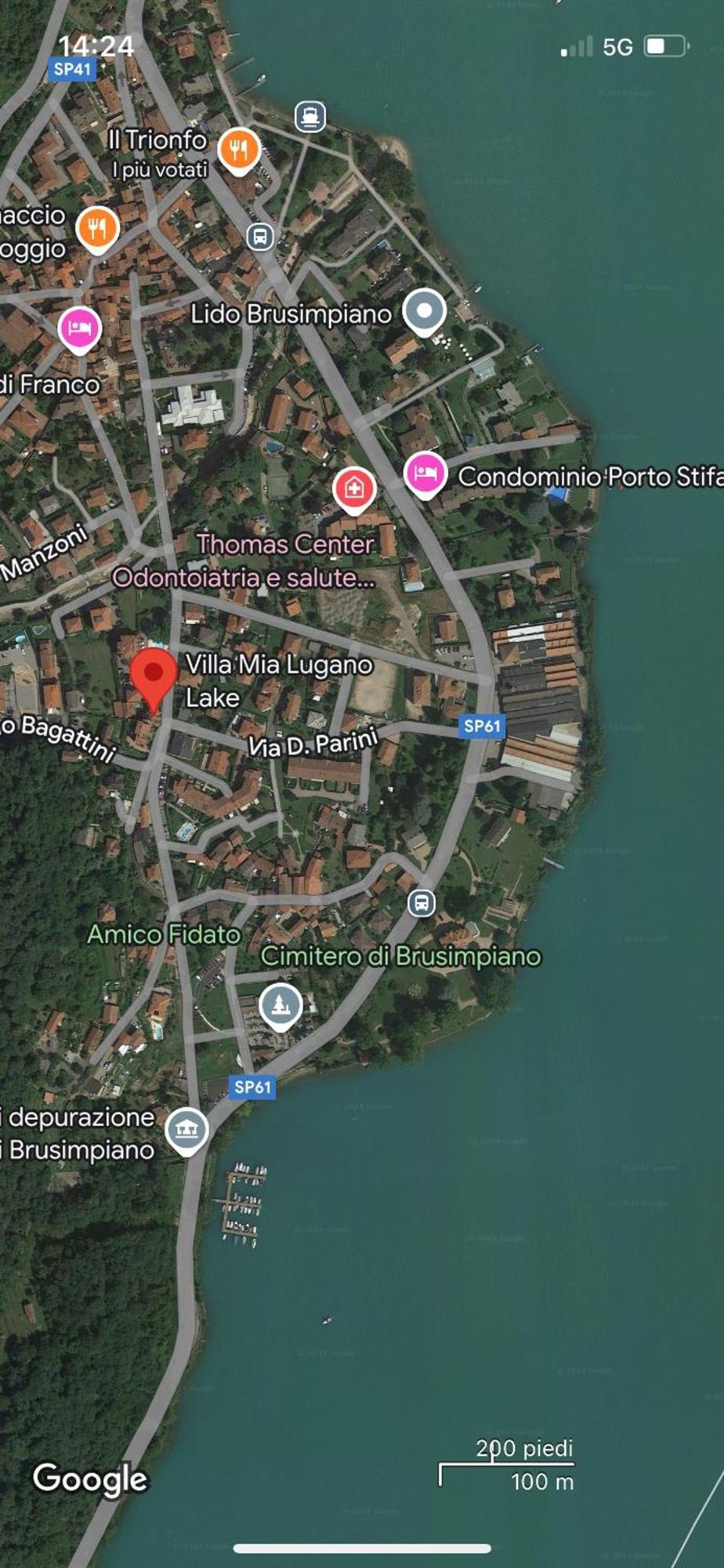Villa Mia Lugano Lake Brusimpiano Exterior foto